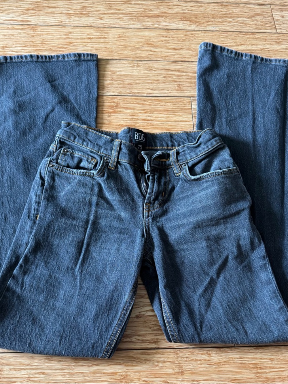 BDG Boot Cut Jeans in Washed Black Denim